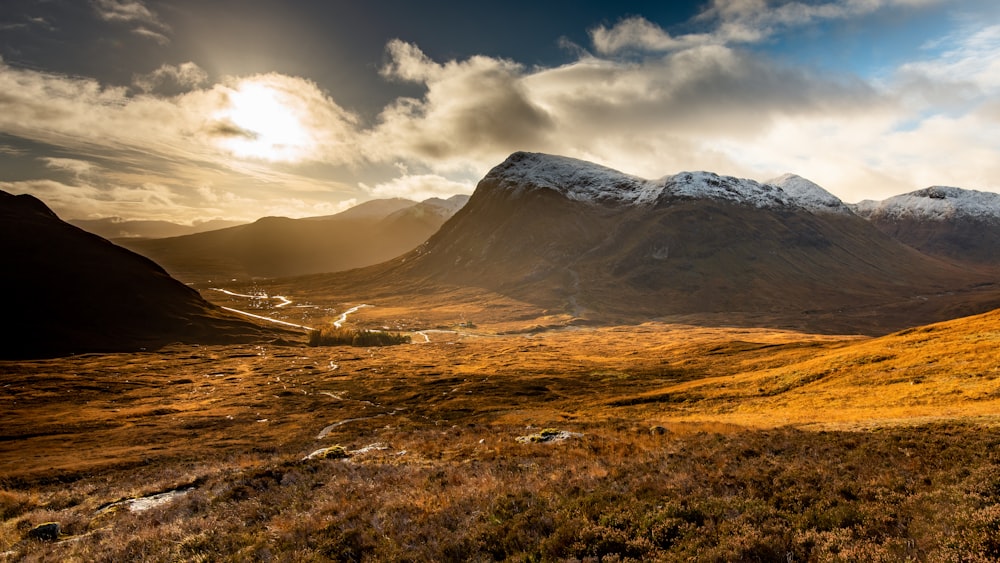 brown mountains