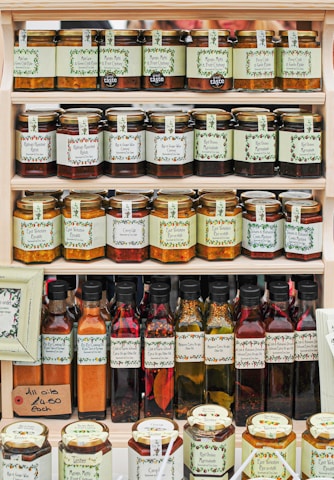 assorted-label jar lot