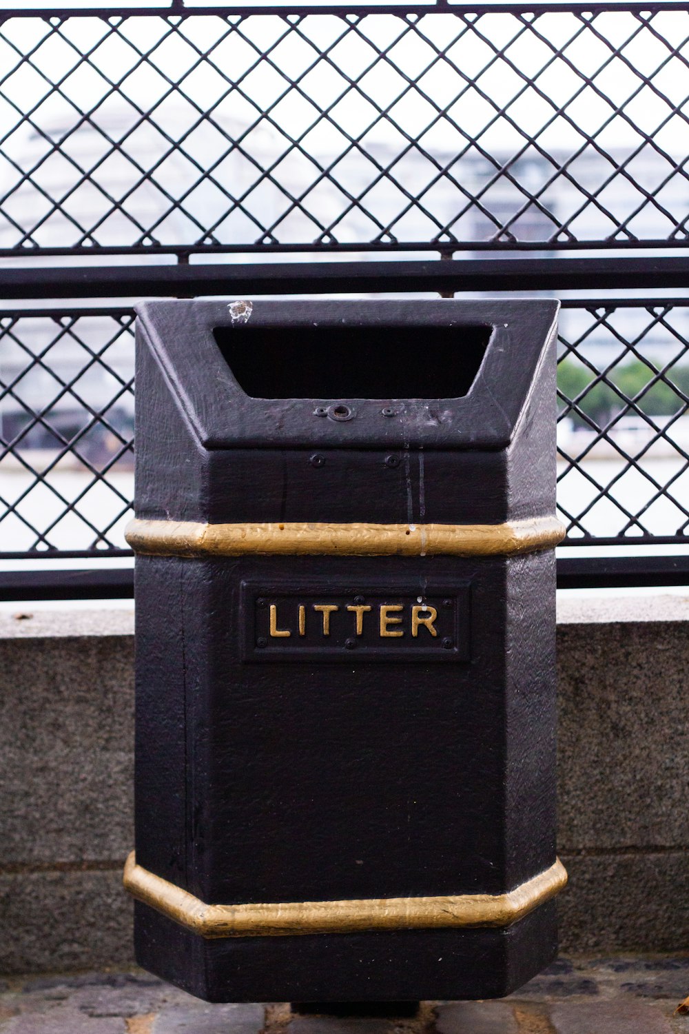 black litter box