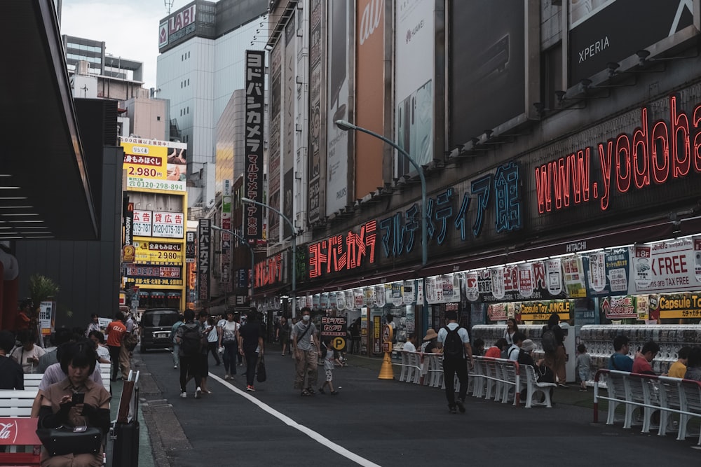 people walking on street on daytime