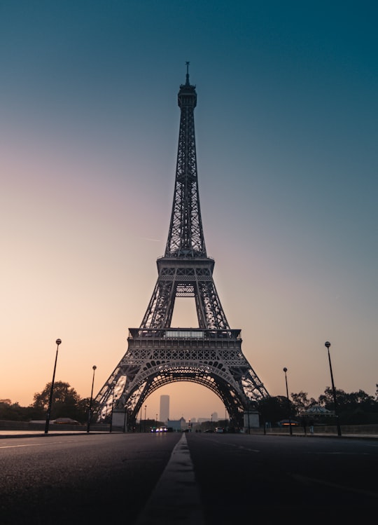 low-angle photography of Eiffel Tower in Paris during daytime in Trocadéro Gardens France