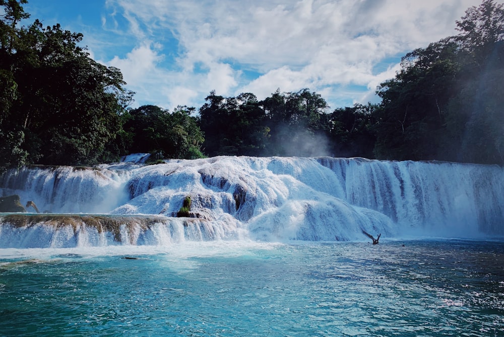 waterfalls during daytime