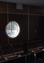 An inviting waiting area filled with natural light.