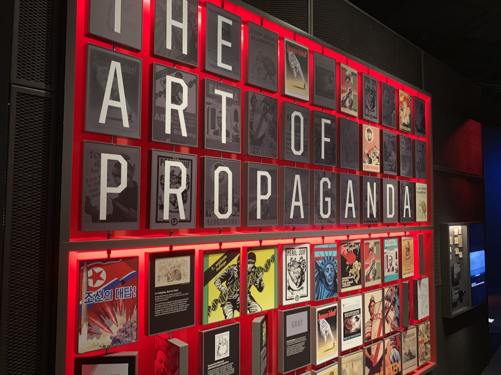 The Art of Propaganda board