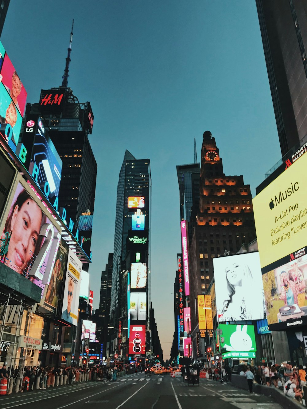 Time Square at night