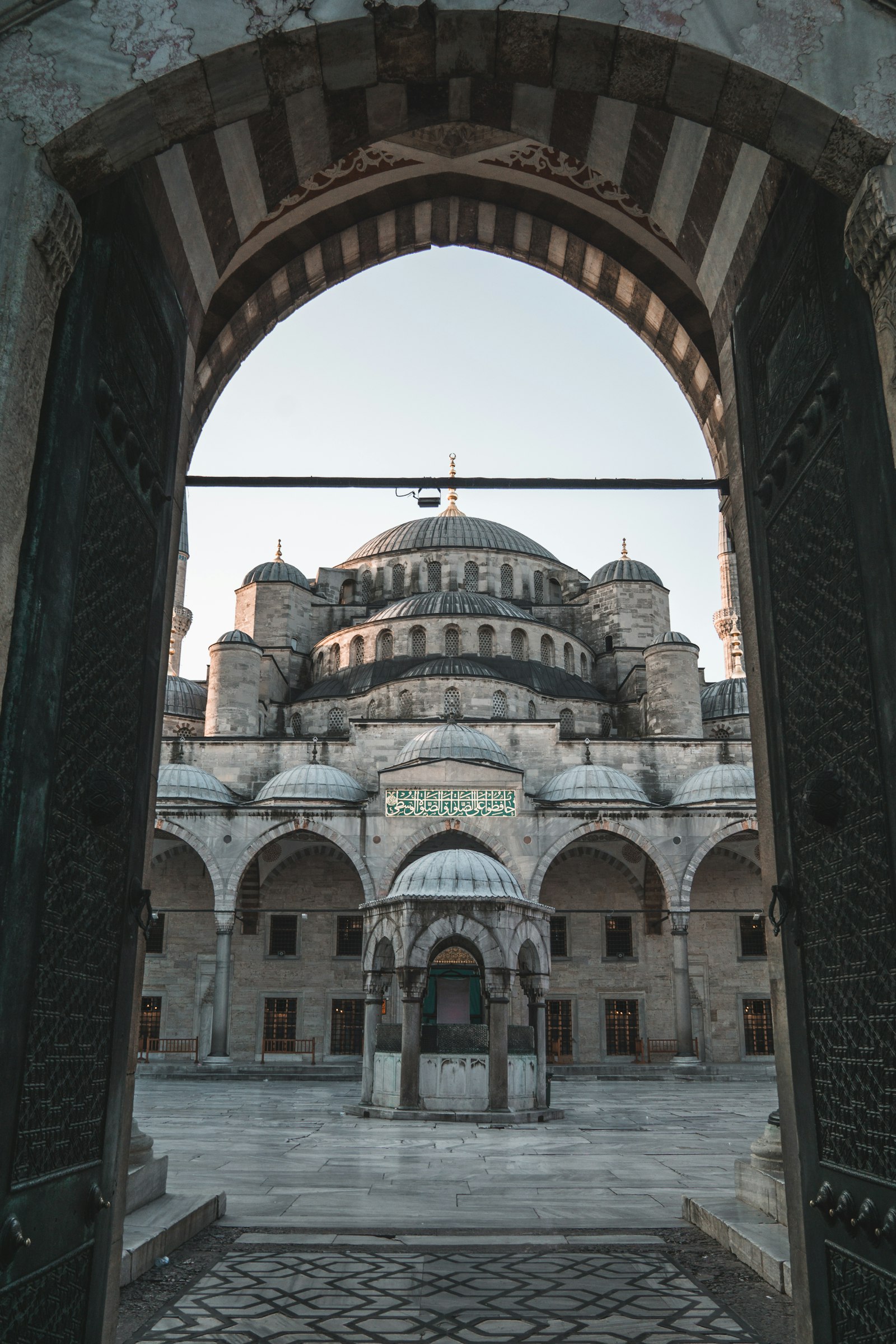 Sony a5100 + Sigma 19mm F2.8 EX DN sample photo. Beige mosque photography