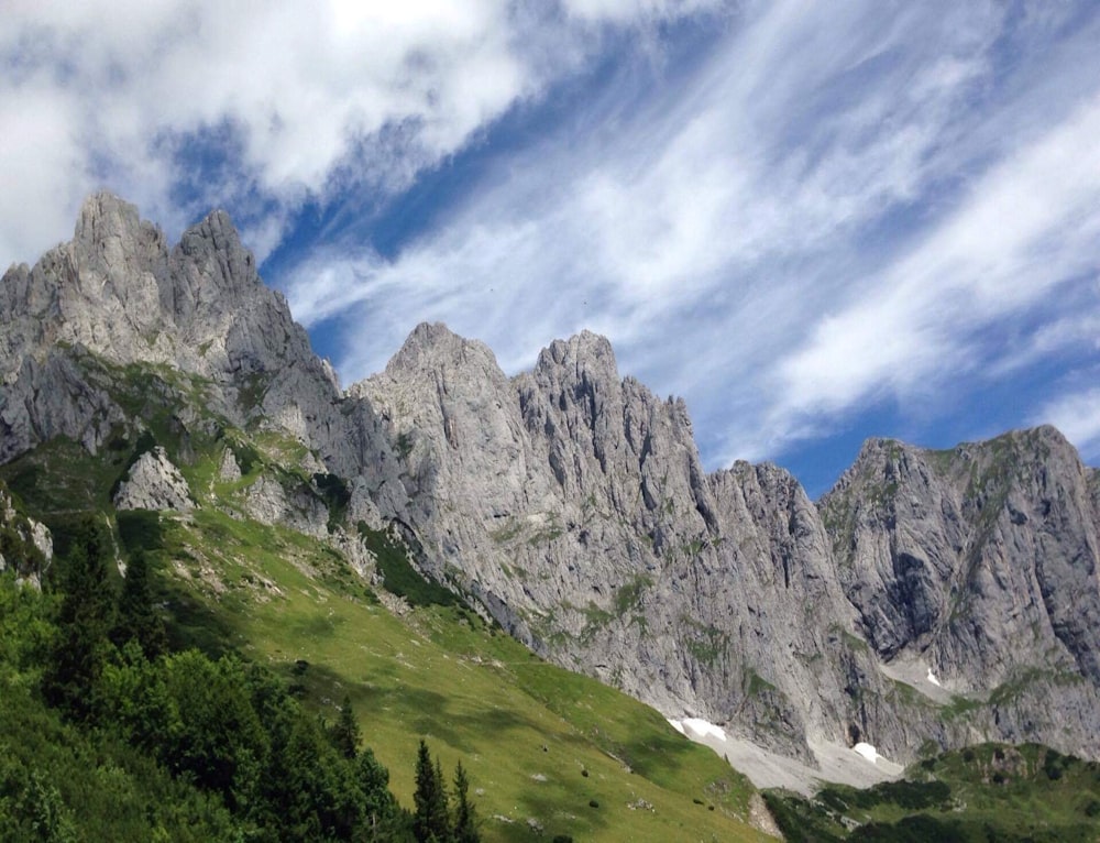 photography of mountain range during daytime