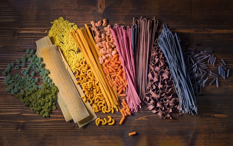 variety of pasta