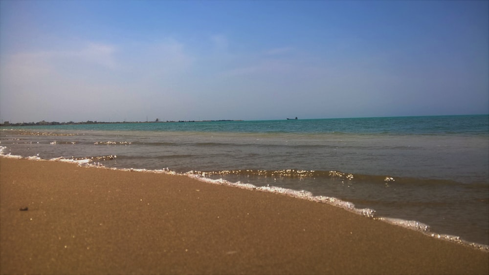 costa de areia marrom