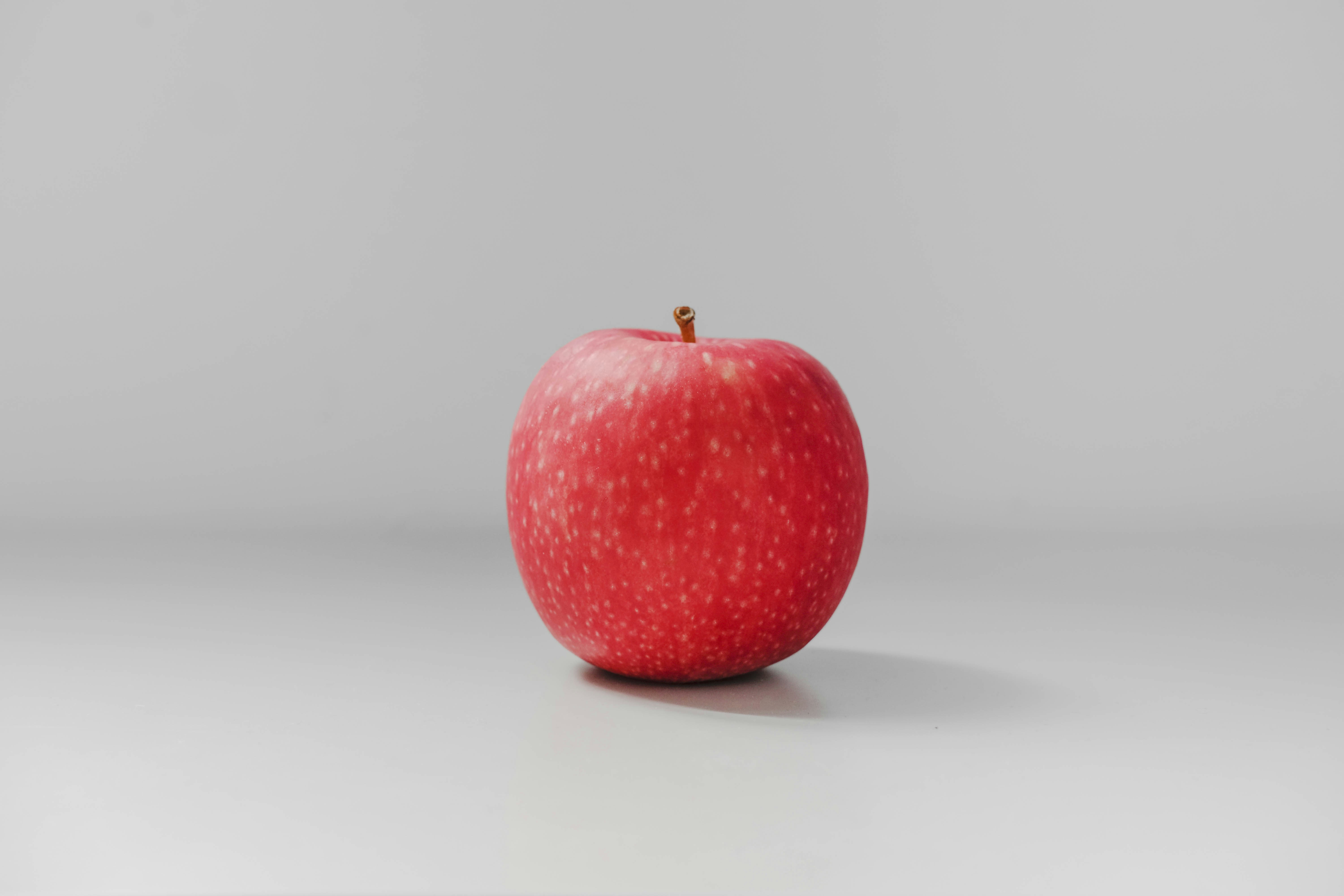 Apple in red