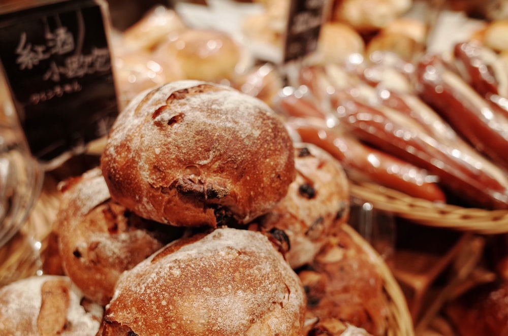 shallow focus photo of breads