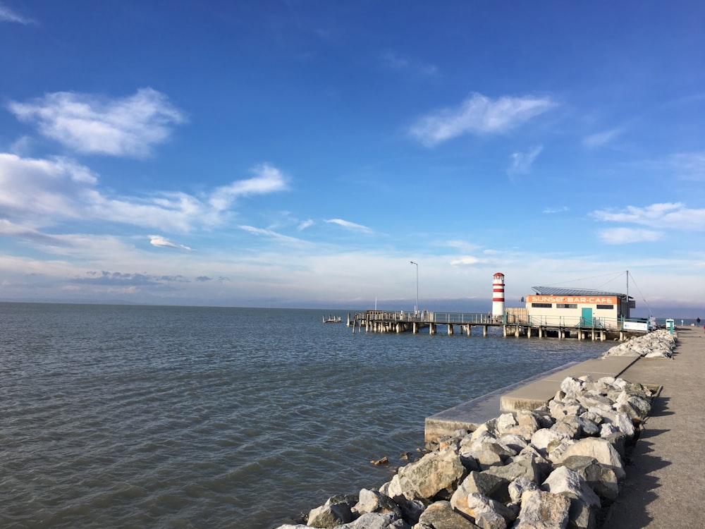 calm water at daytime