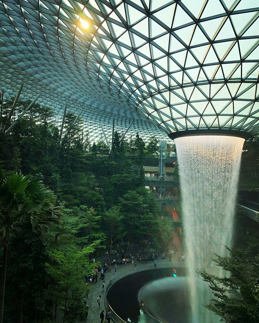 Interior del aeropuerto de Changi