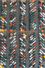 assorted-color vehicles