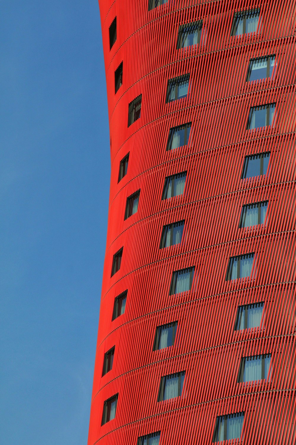 red building during day