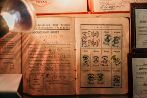 open book on focus photography