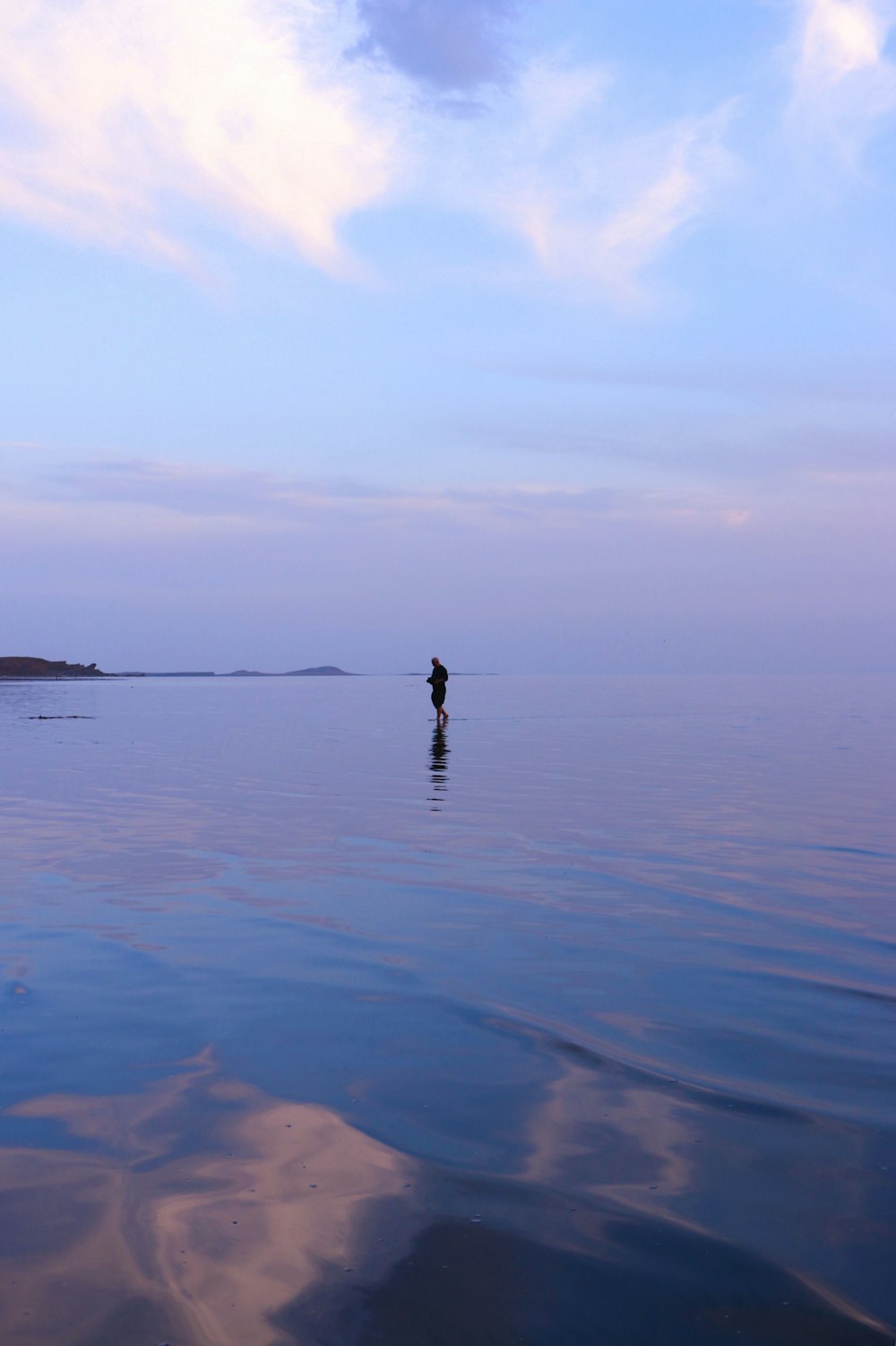 blue sea under blue sky