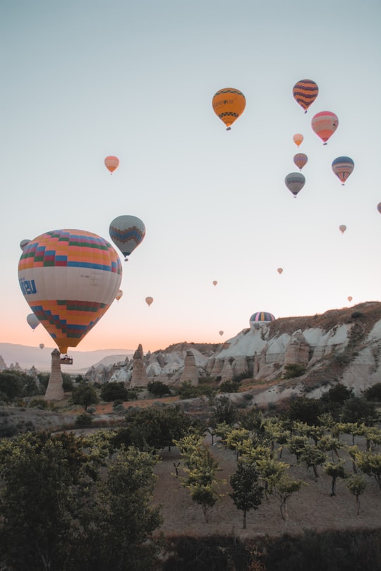 hot air balloons in Göreme Turkey