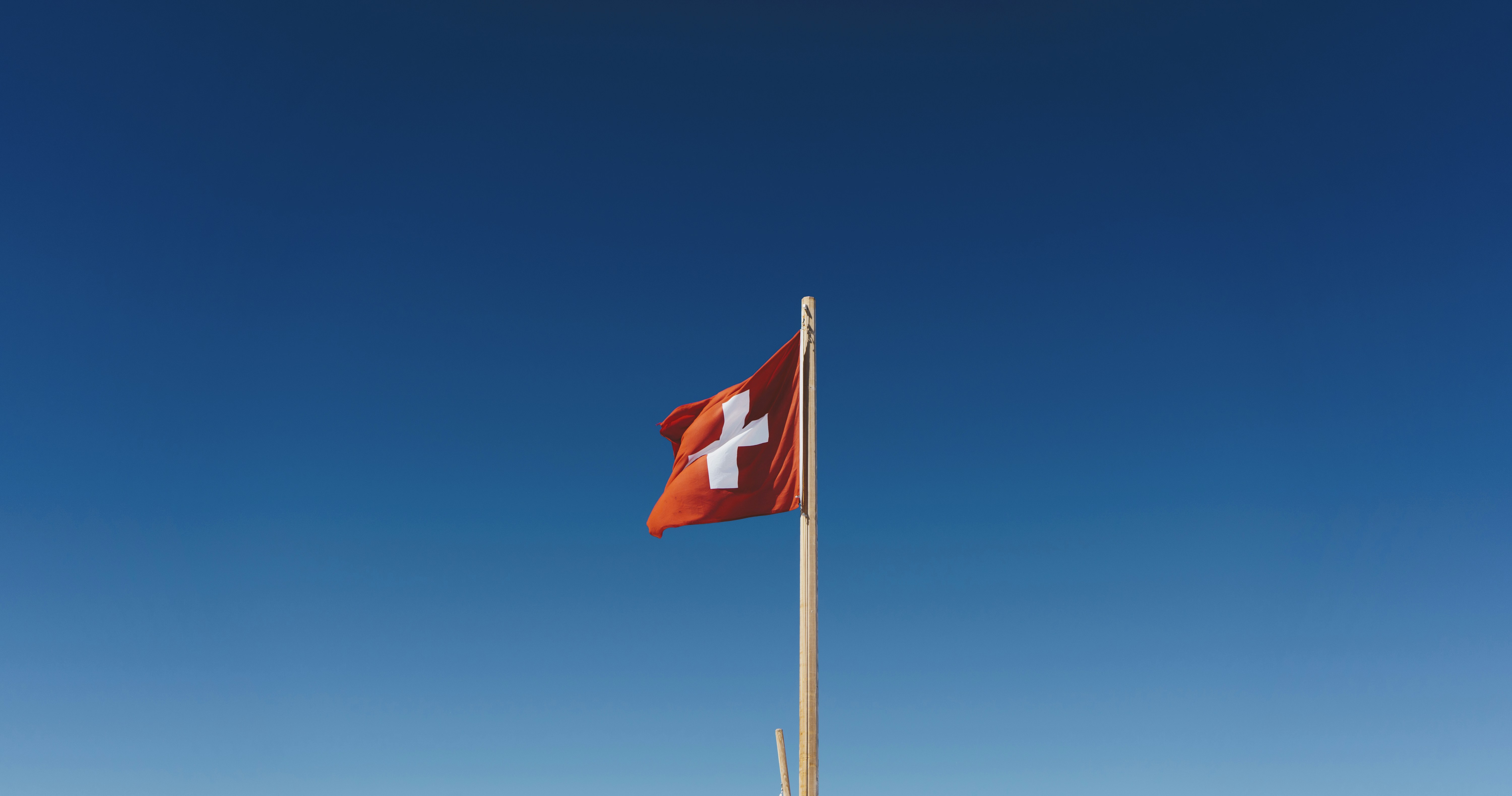 At the top of Jungfraujoch in Switzerland