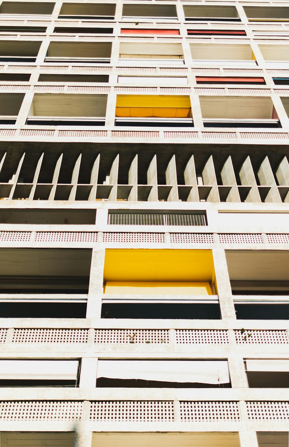 white concrete buildings