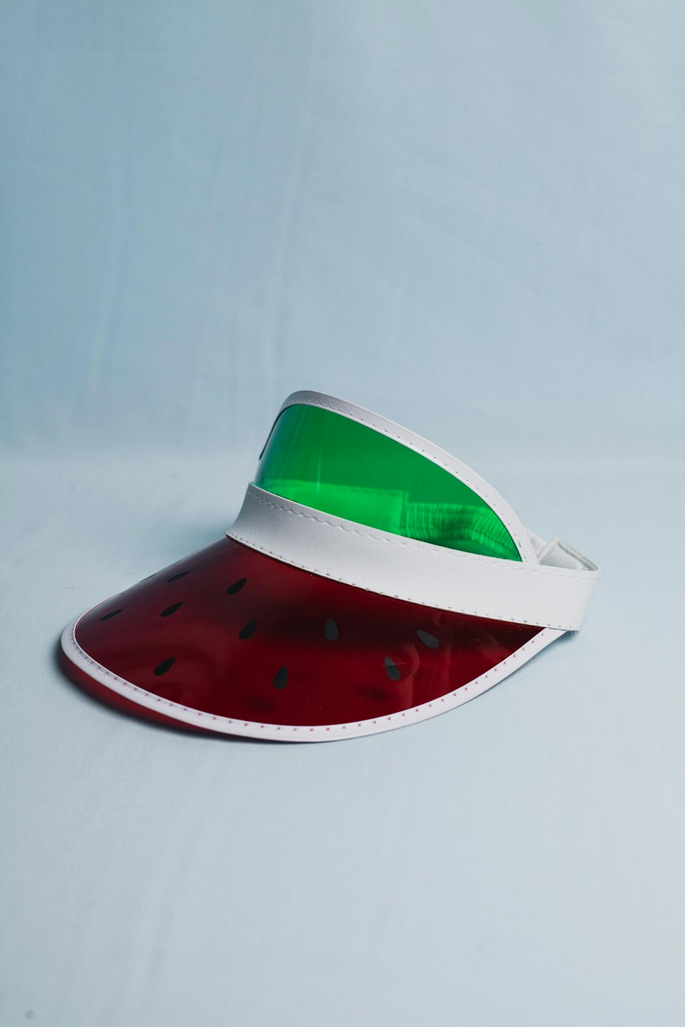 red and green watermelon print hat