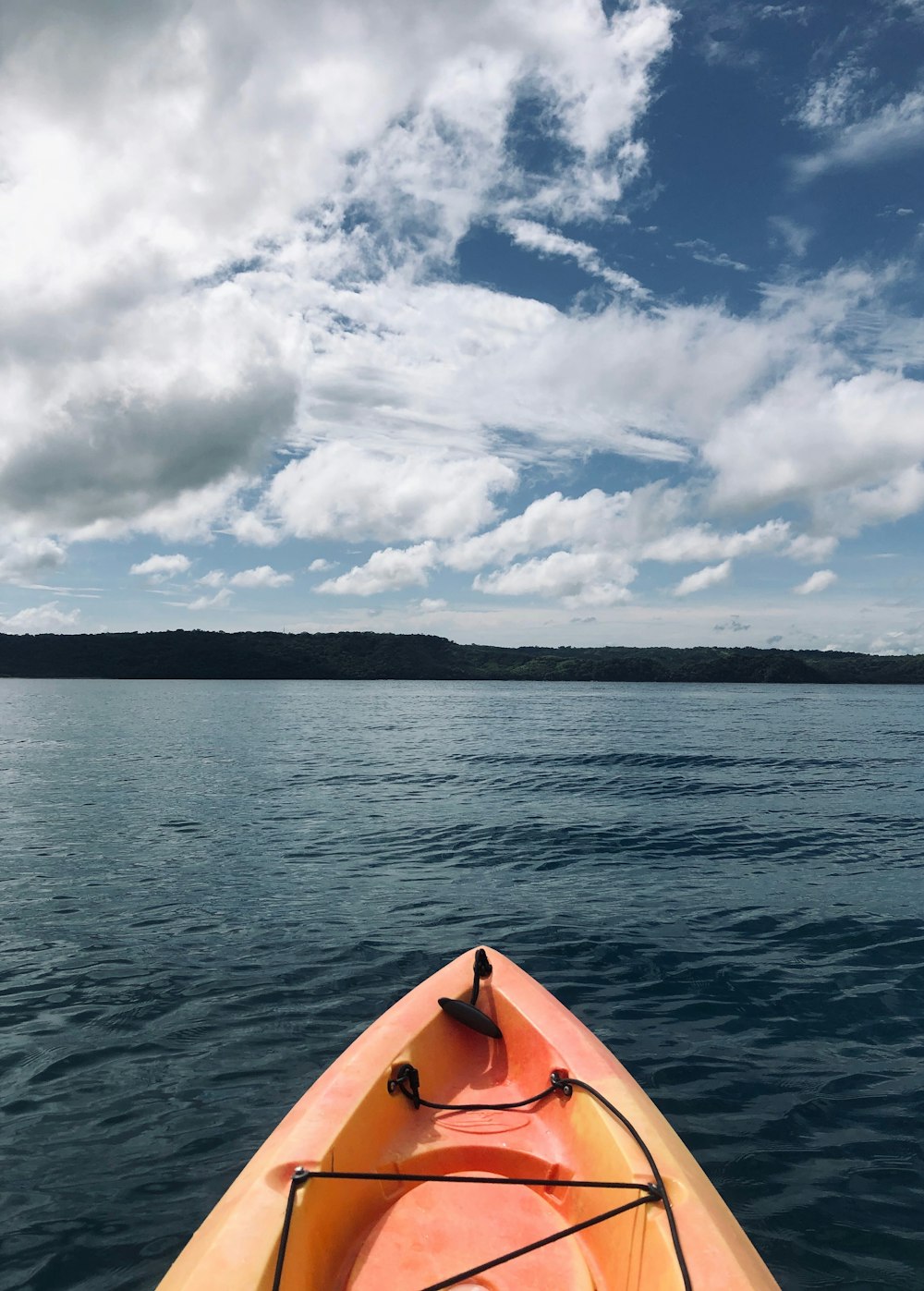 orange kayak