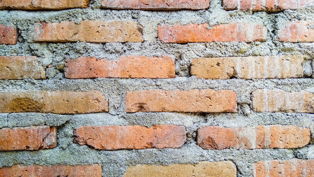 brown concrete brick wall