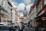 architectural photography of city buildings