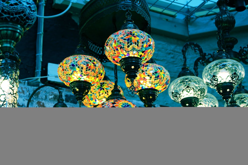lighted pendant lamps