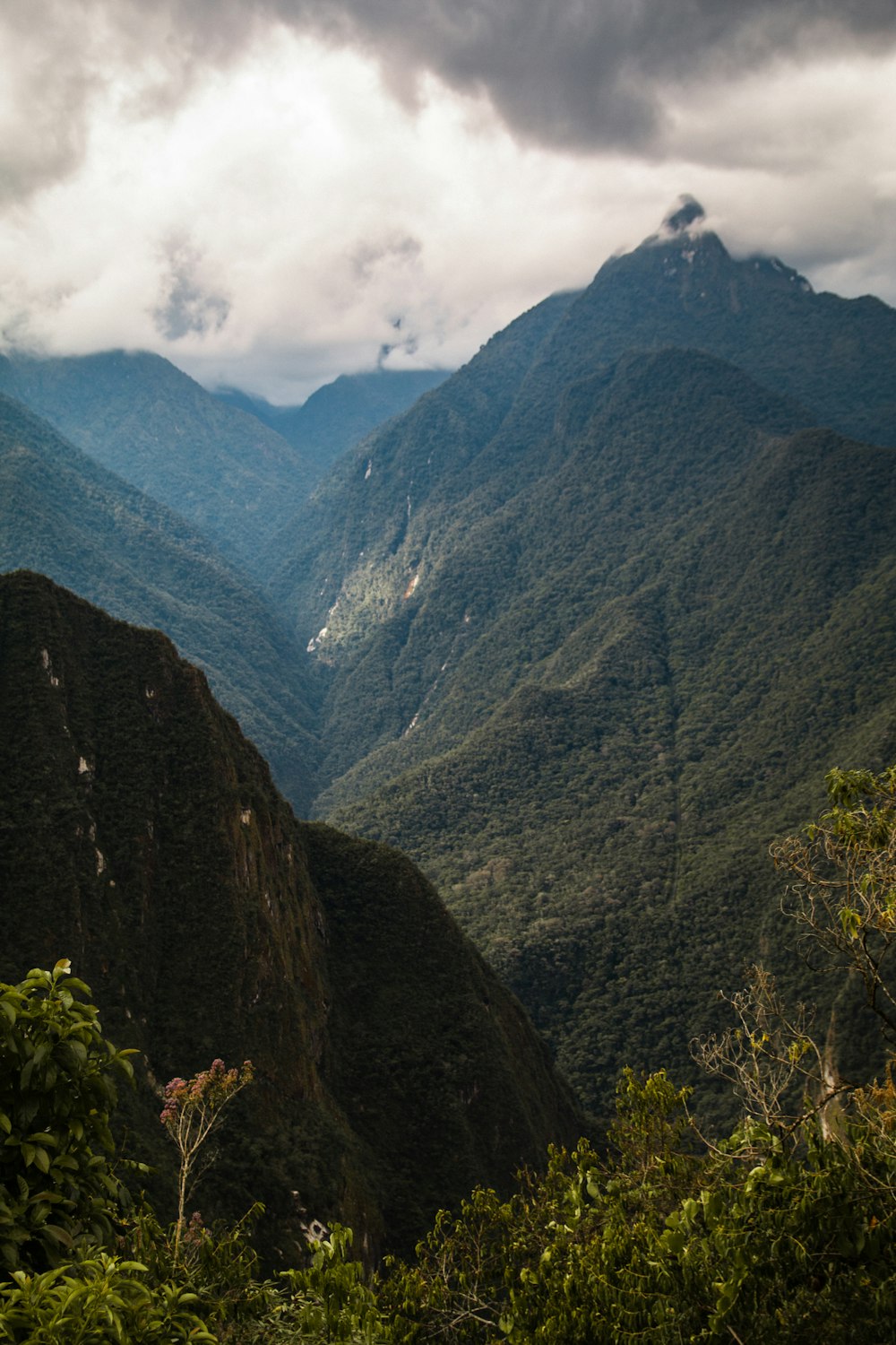 green mountains at daytime