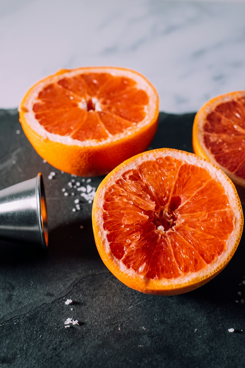 frutta arancione a fette