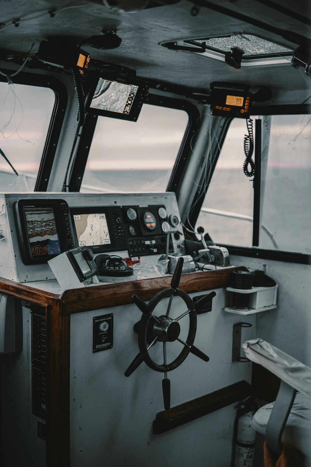 boat steering wheel