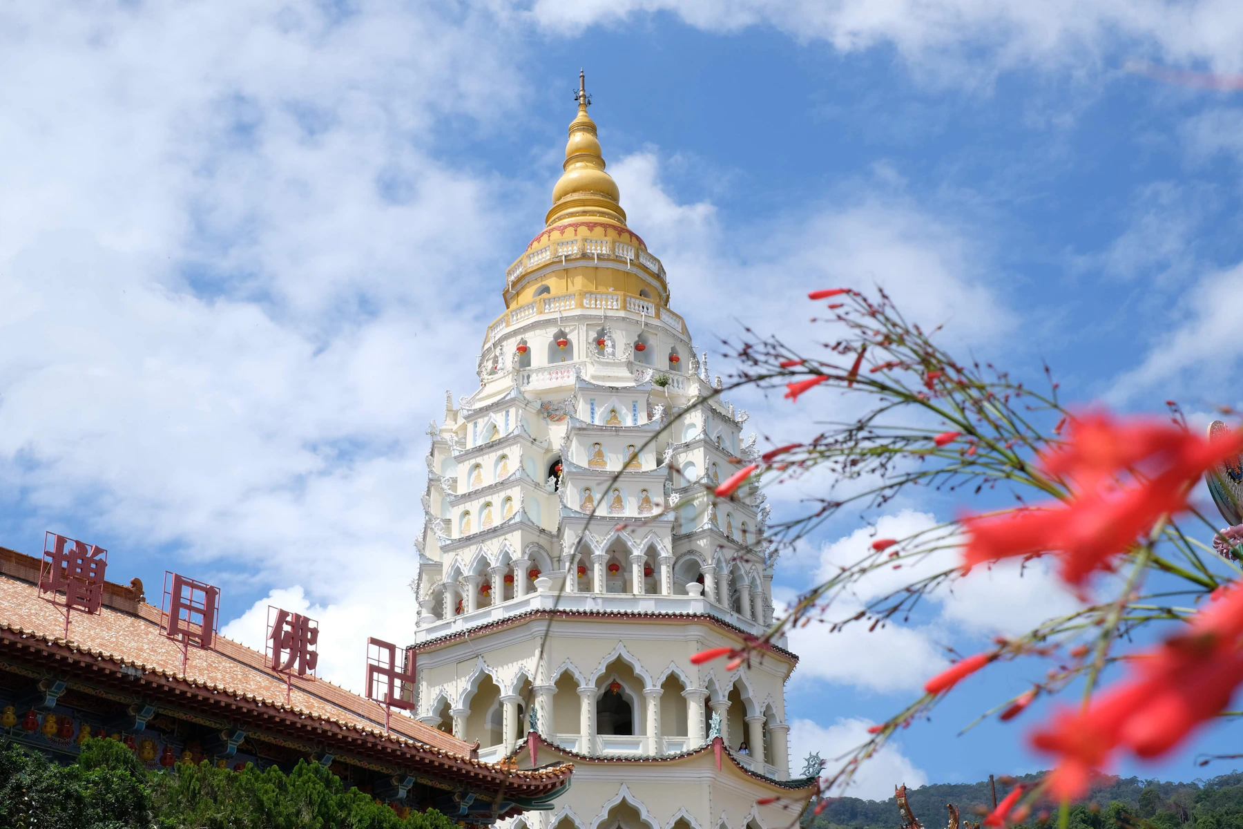 Pagode du temple Kek Lok Si à Penang