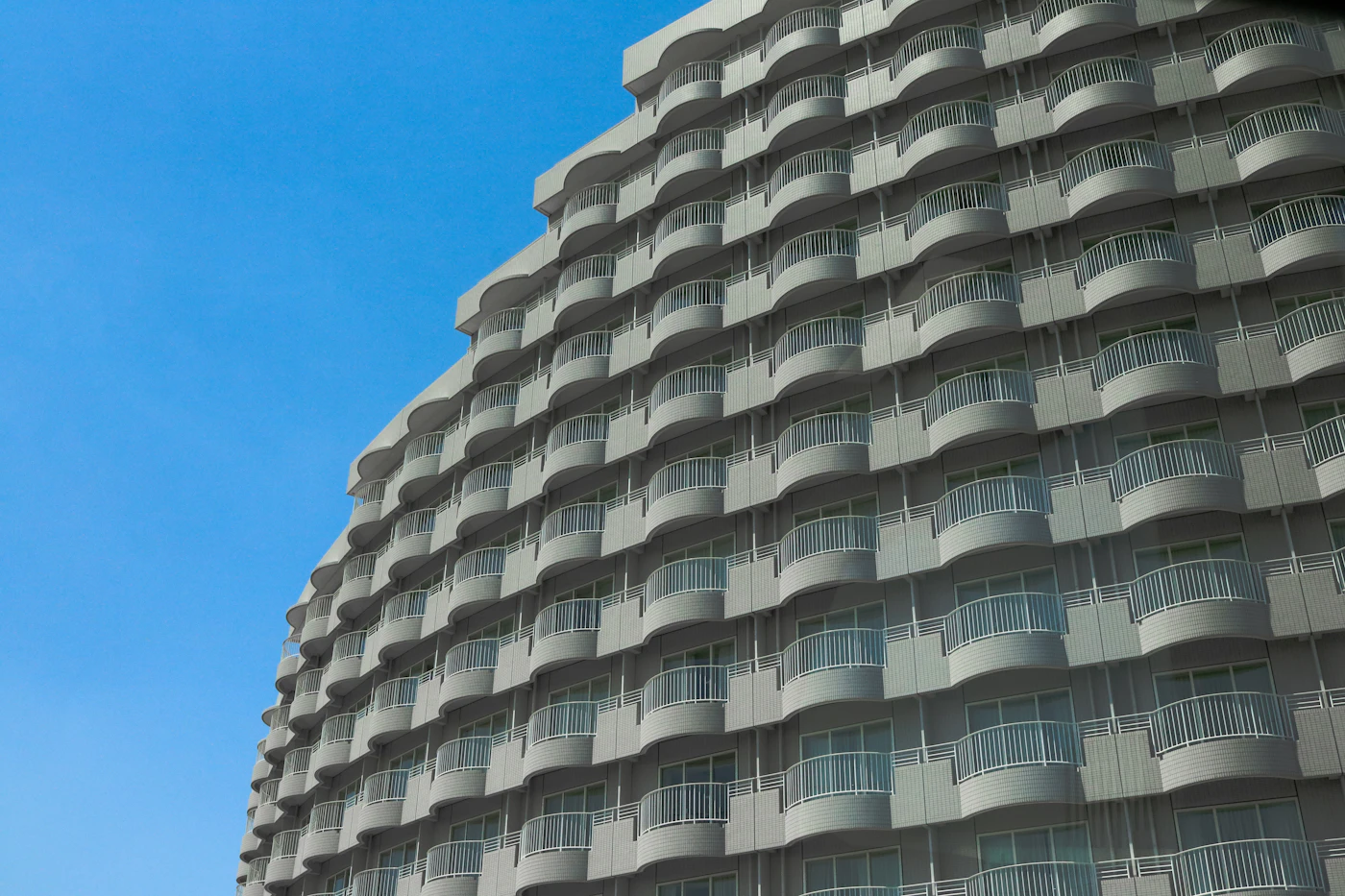 Modern multifamily apartment building exterior