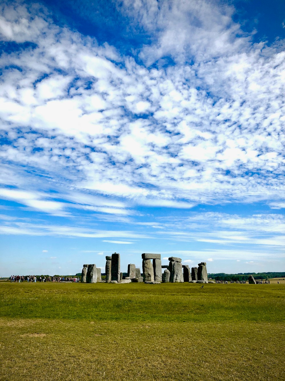 stone henge during cloudy day
