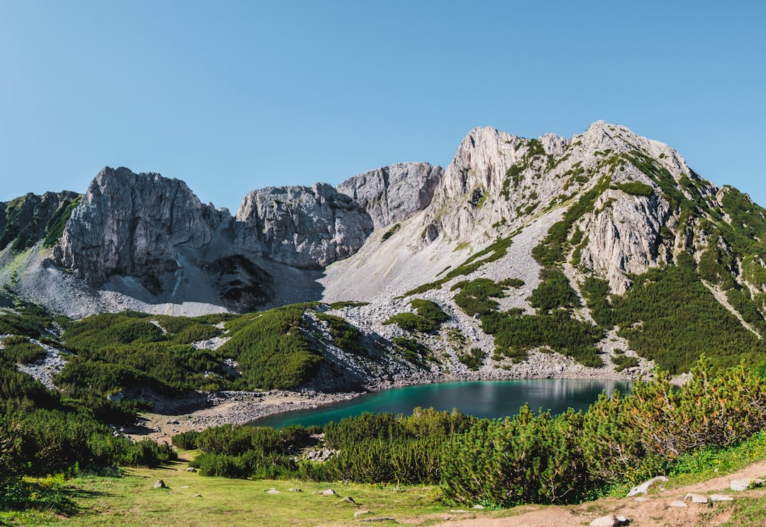 lake near mountains