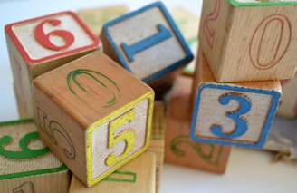brown wooden toy blocks