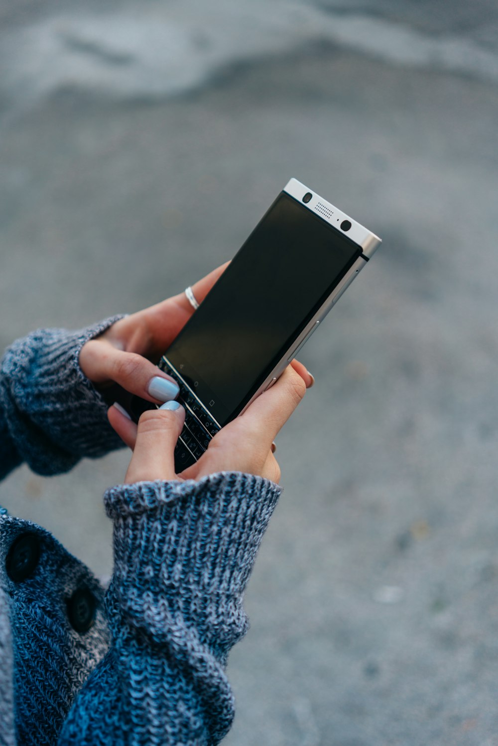 person holding smartphone