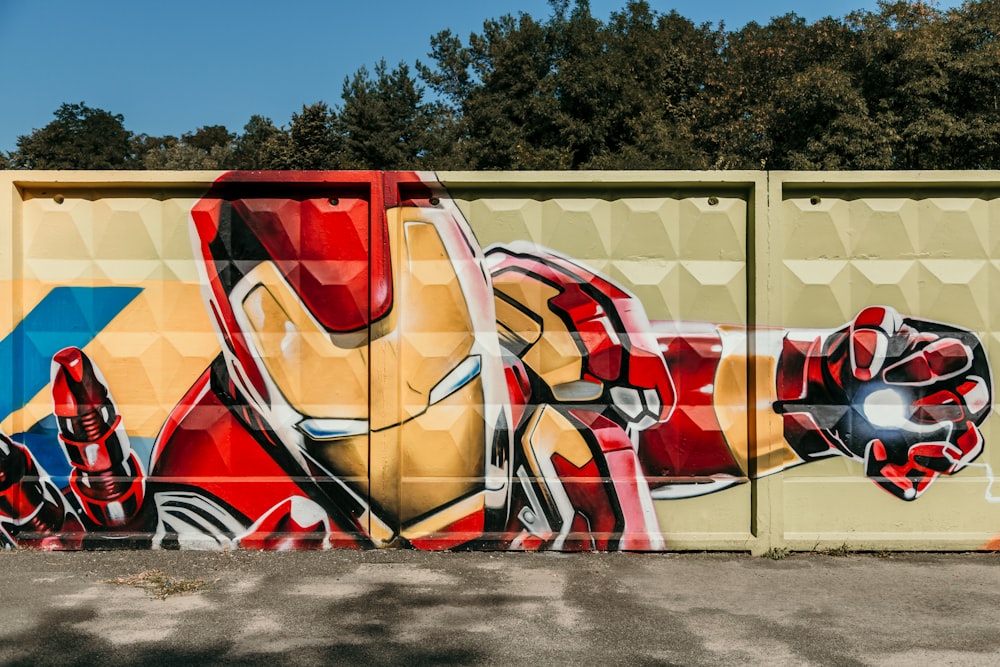 Iron Man graffiti