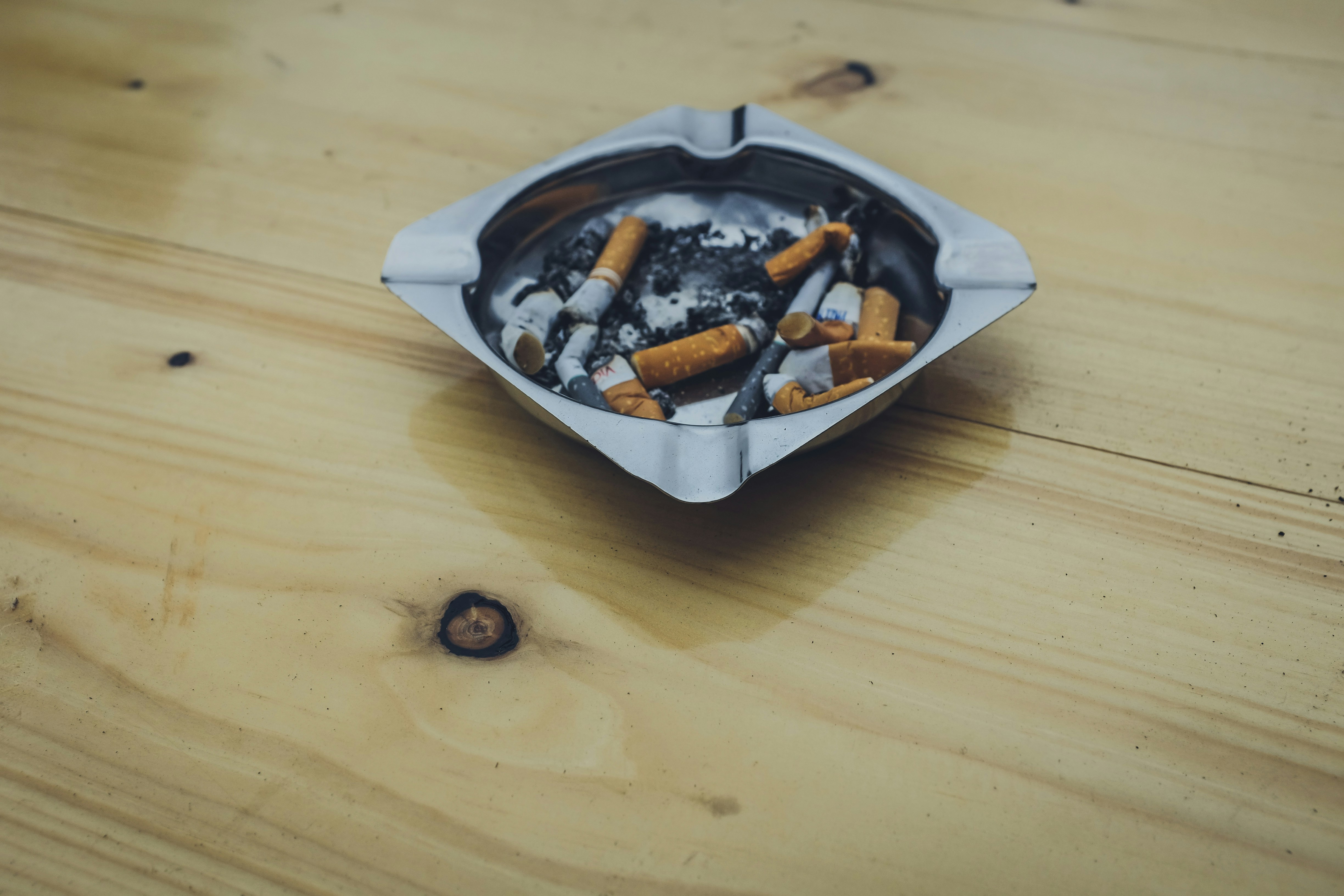 cigarettes on ashtray