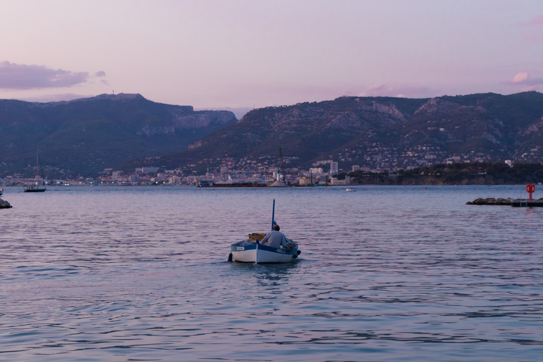 white boat