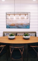 oval brown wooden table