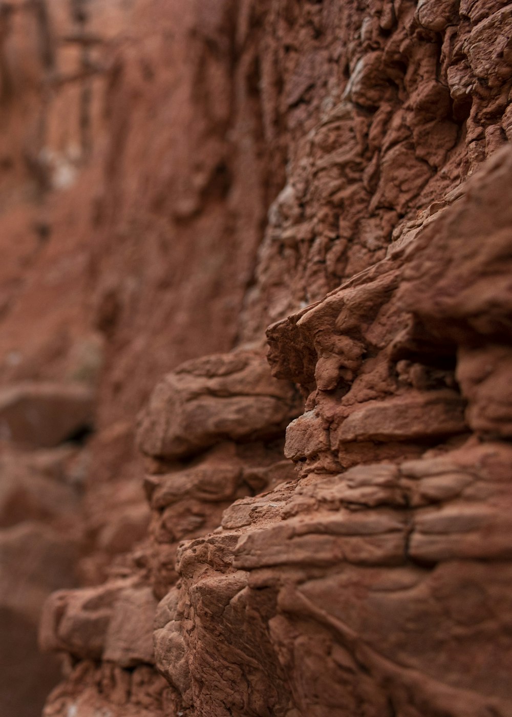 brown rock formation