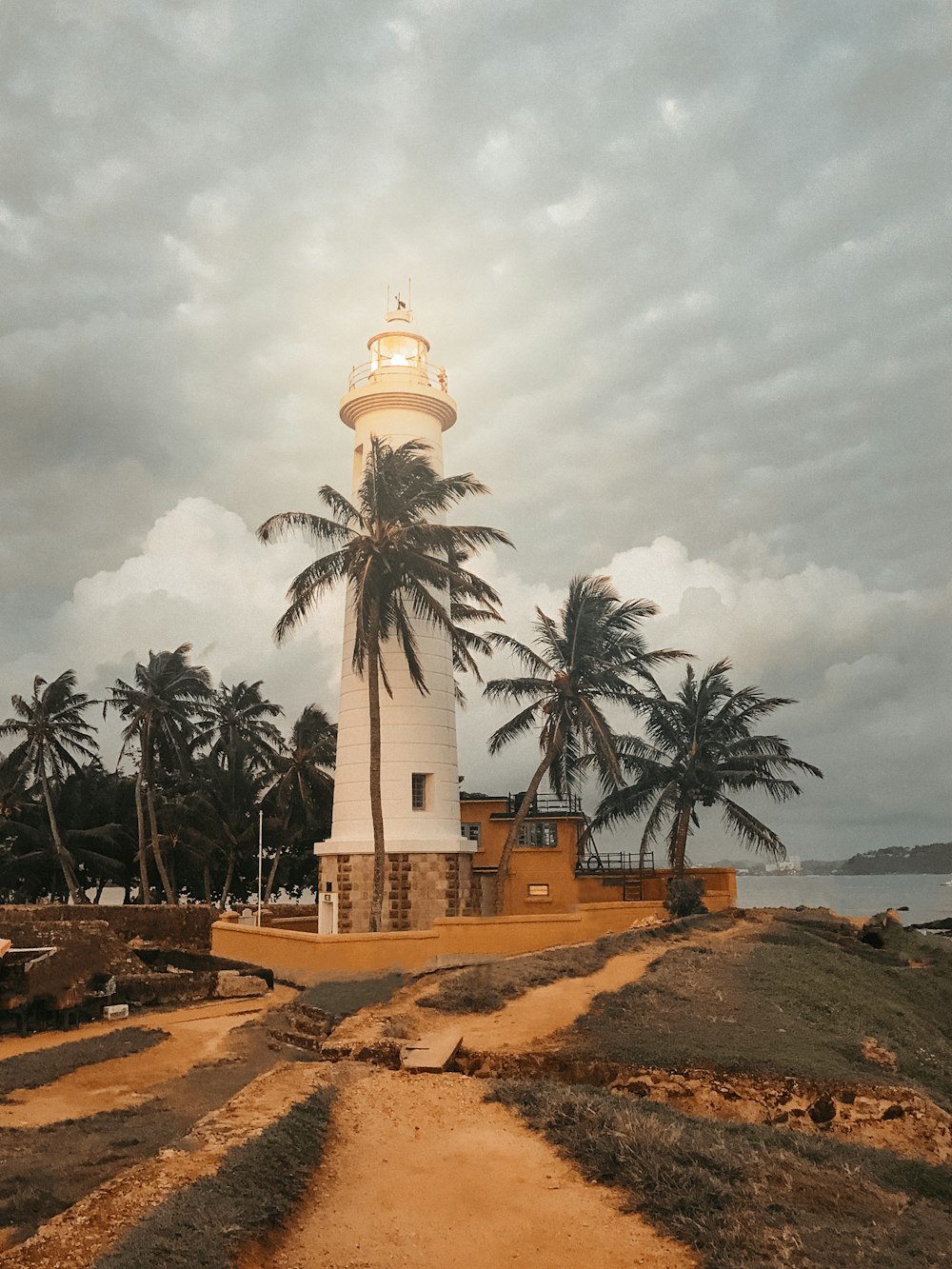 white lighthouse