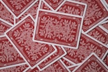 red playing cards