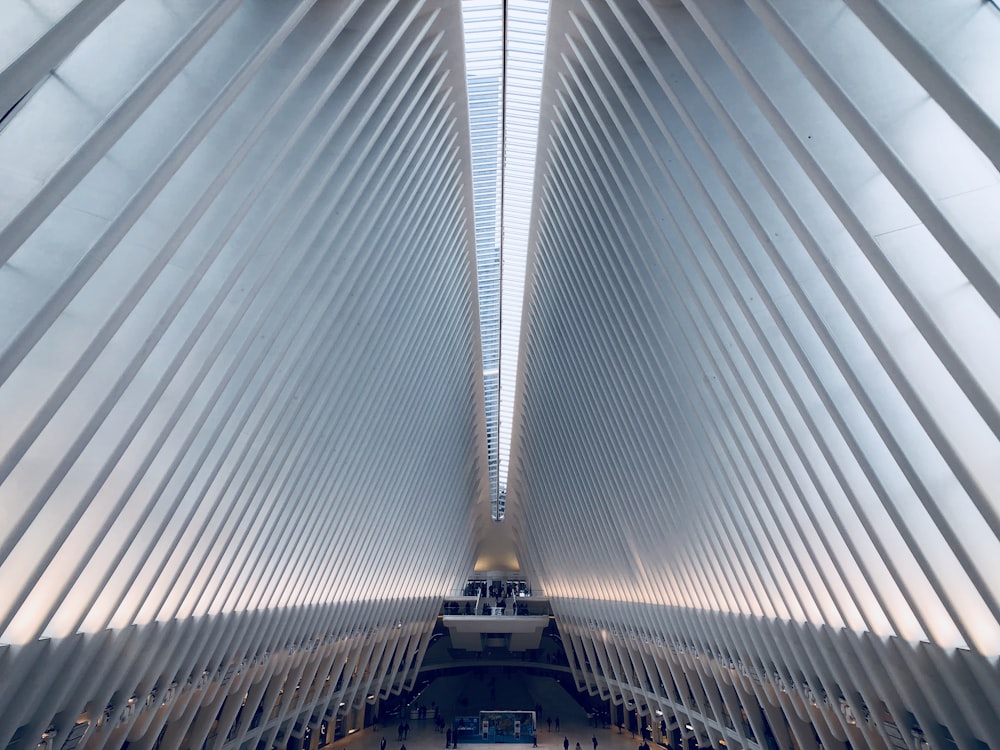 architectural photography of gray building