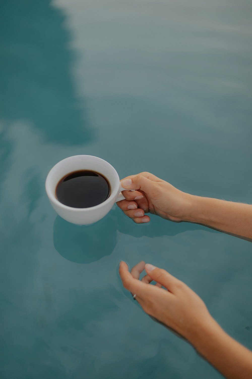 xícara de café preto