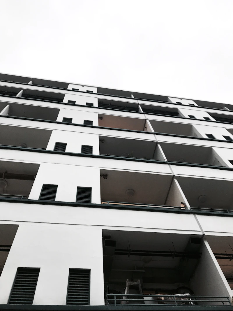 Modern Spanish apartment building