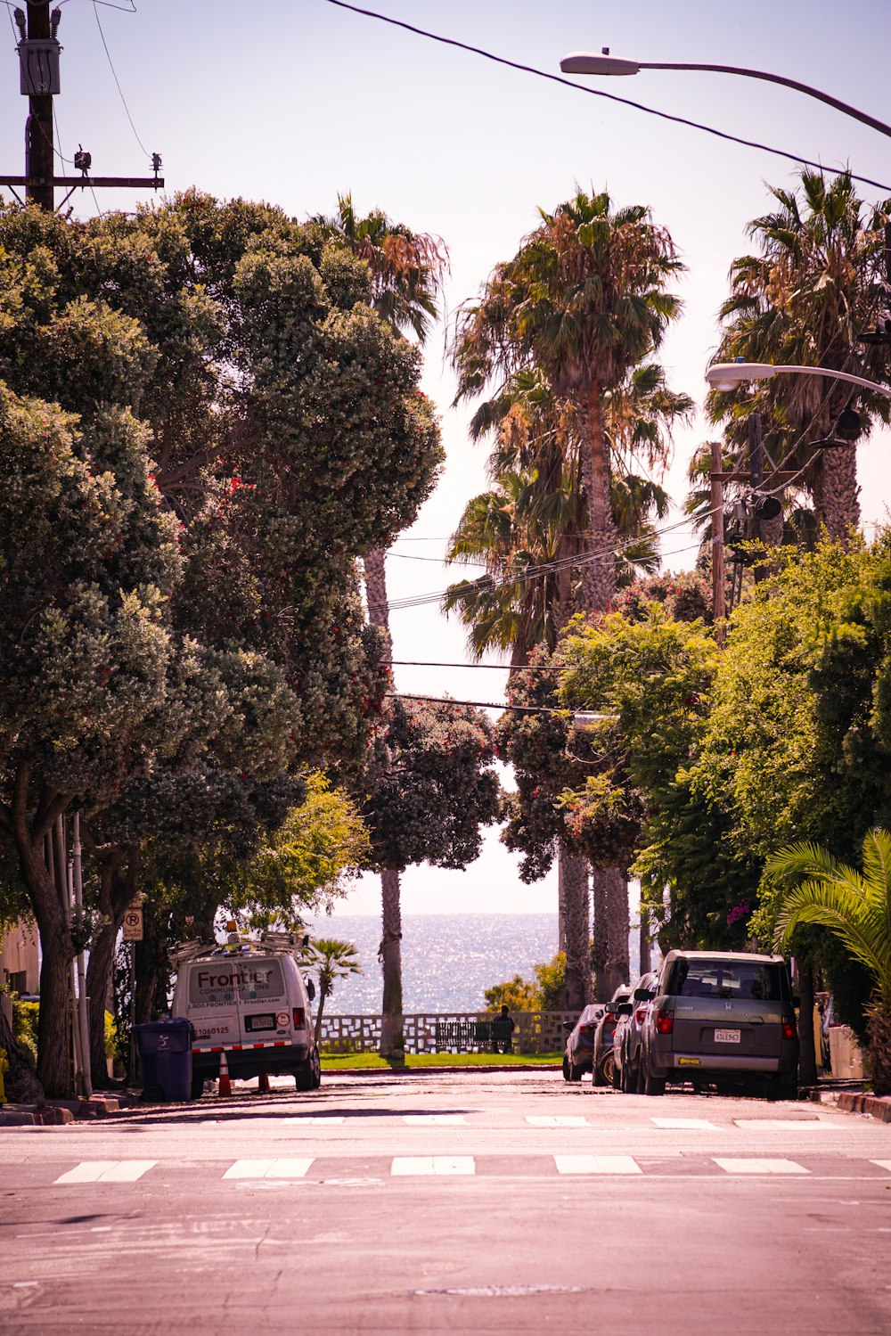 vehicles parked on side walk