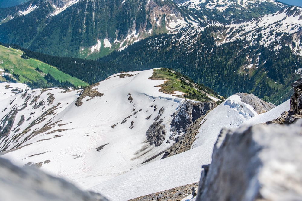 snow-capped mountain